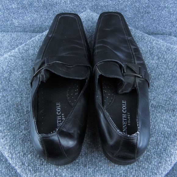 Kenneth Cole IIle Men Loafer Shoes‎ Black Leather Slip On Size 11.5 Medium - Picture 6 of 10